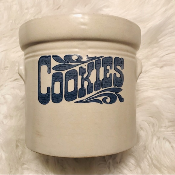 Vintage Pfaltzgraff Yorktowne Stoneware Cookie Jar Crock NO LID - Picture 2 of 12